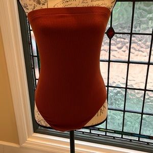 Urban outfitters out from under body suit thong size medium Burnt orange